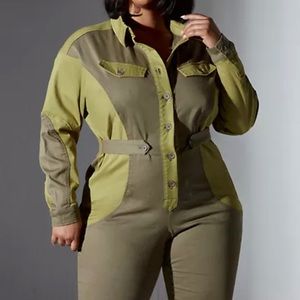 Elle Colorblock Jumpsuit